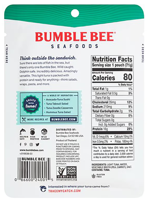 Bumble Bee Wild-Caught Light Tuna