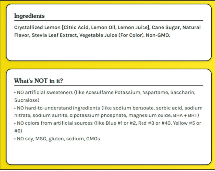 True Lemon Strawberry Lemonade Drink Mix Powder