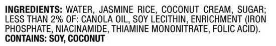 UNCLE BEN'S Ready Rice: Coconut Jasmine