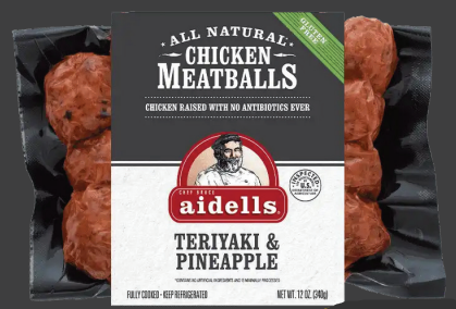 Aidells Teriyaki & Pineapple Meatballs
