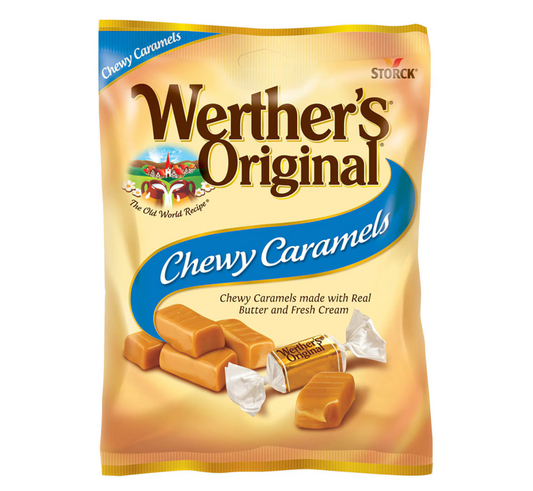 Werther's Original Chewy Caramel Candies, 2.4 oz. Bags