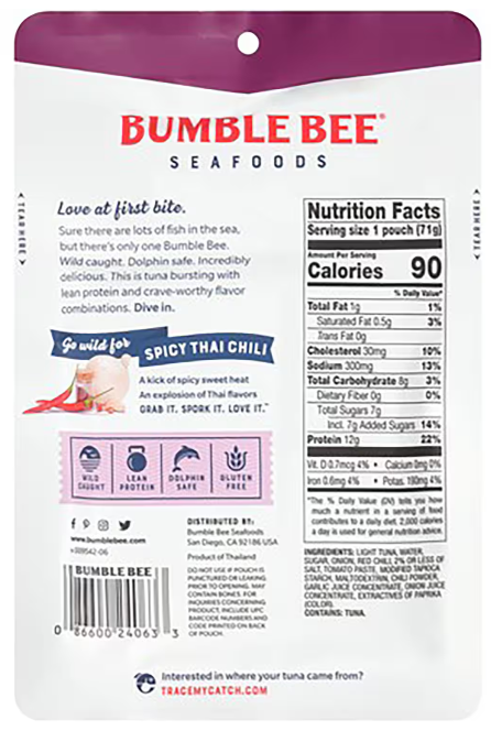 Bumble Bee Spicy Thai Chili Tuna