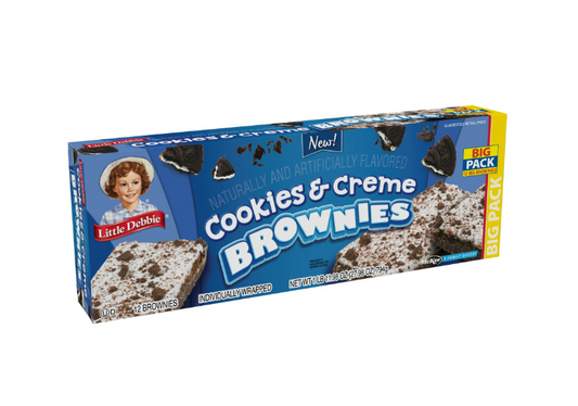 Little Debbie Big Pack Cookies & Creme Brownies