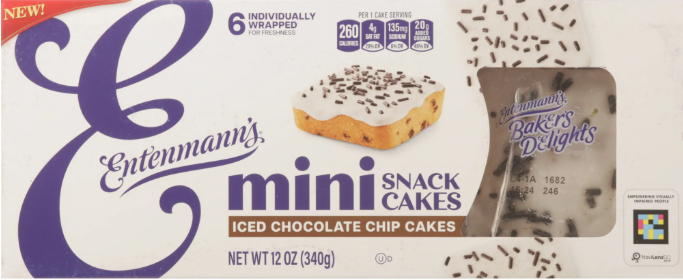 Entenmann's Chocolate Chip Mini Snack Cakes