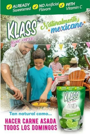 Klass Aguas Frescas Lemonade Flavored Drink Mix
