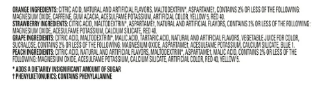 Sunkist Zero Sugar Variety Pack Singles