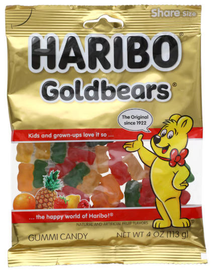 Haribo Gold Bears Gummi Candies