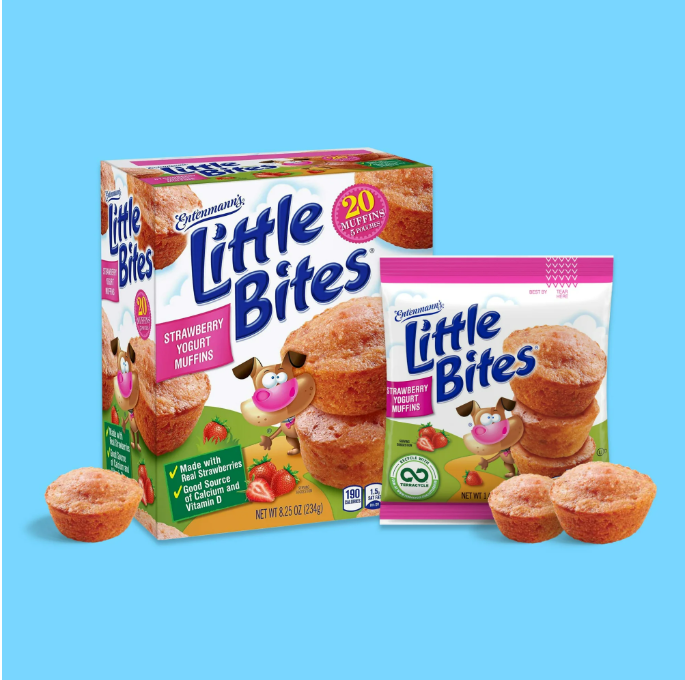 Little Bites Strawberry Yogurt Muffins, 5 packs