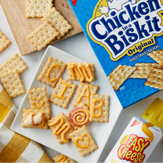 Chicken in a Biskit Original Baked Snack Crackers, Family Size, 12 oz