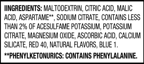 Great Value Sugar-Free Drink Mix Powder, Berry Pomegranate, 0.42 oz, 6 Count