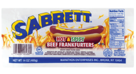 Sabrett Hot & Spicy Beef Franks
