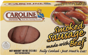Caroline Smoked Beef Sausage