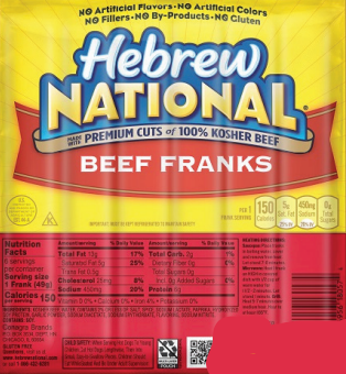 Hebrew National Beef Franks