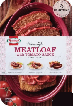 Hormel Square Table Homestyle Meatloaf With Tomato Sauce