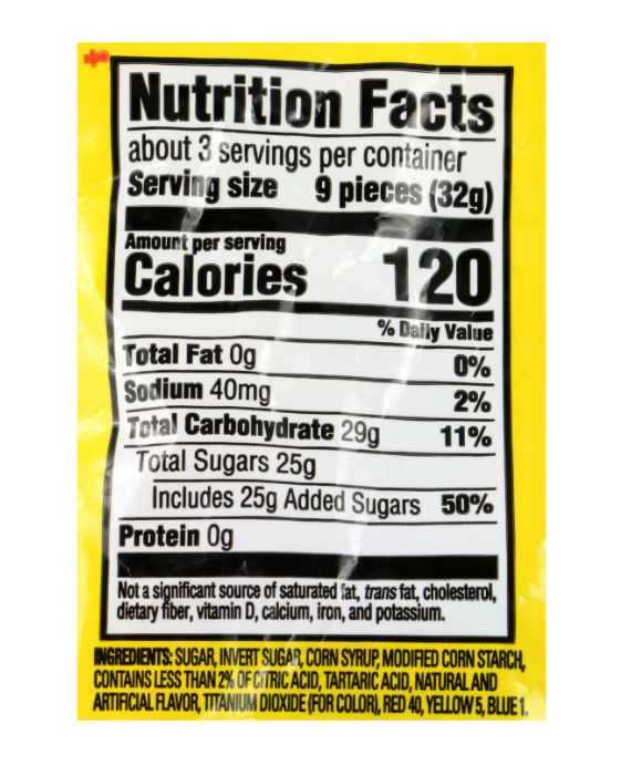 Sour Patch Kids Watermelon Flavored Chewy Candies, 3.6 oz. Bags
