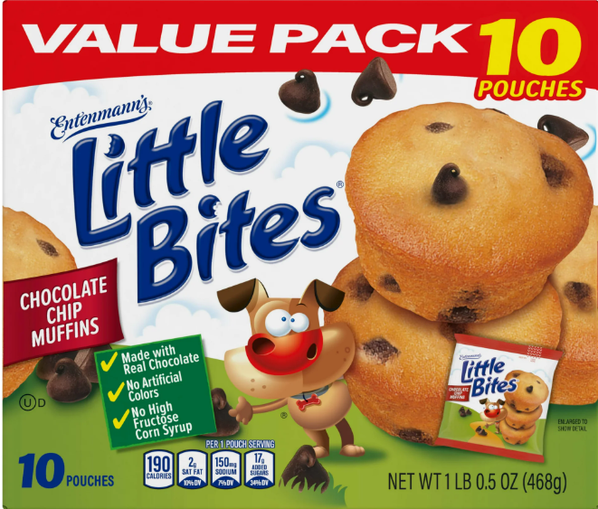 Little Bites Chocolate Chip Muffins, 10 packs