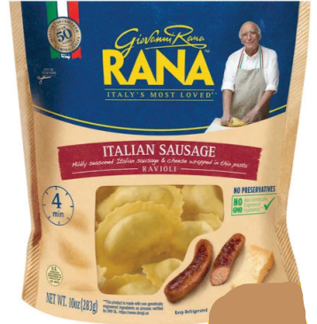 Giovanni Rana Italian Sausage Ravioli Family Size