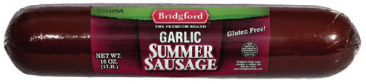 Bridgford Garlic Summer Sausage, 16 Ounce