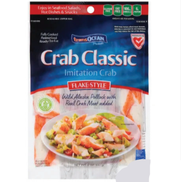 Trans-Ocean Imitation Crab, Flake Style