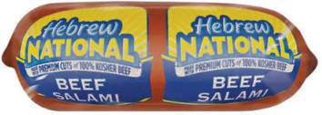 Hebrew National Kosher Beef Salami Lunch Meat