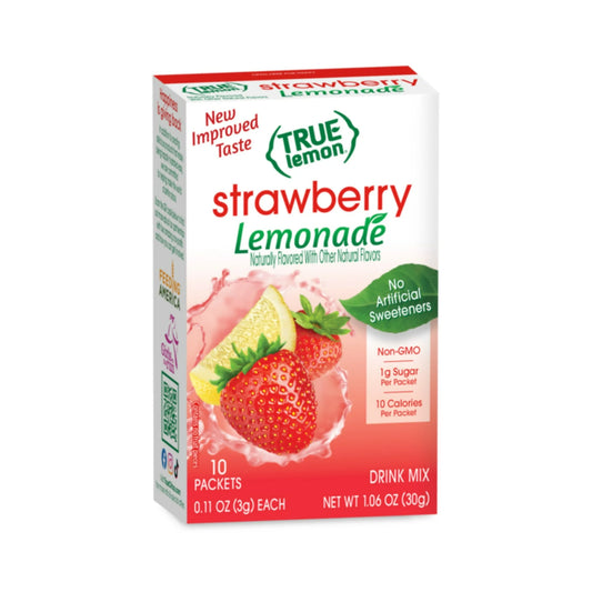 True Lemon Strawberry Lemonade Drink Mix Powder