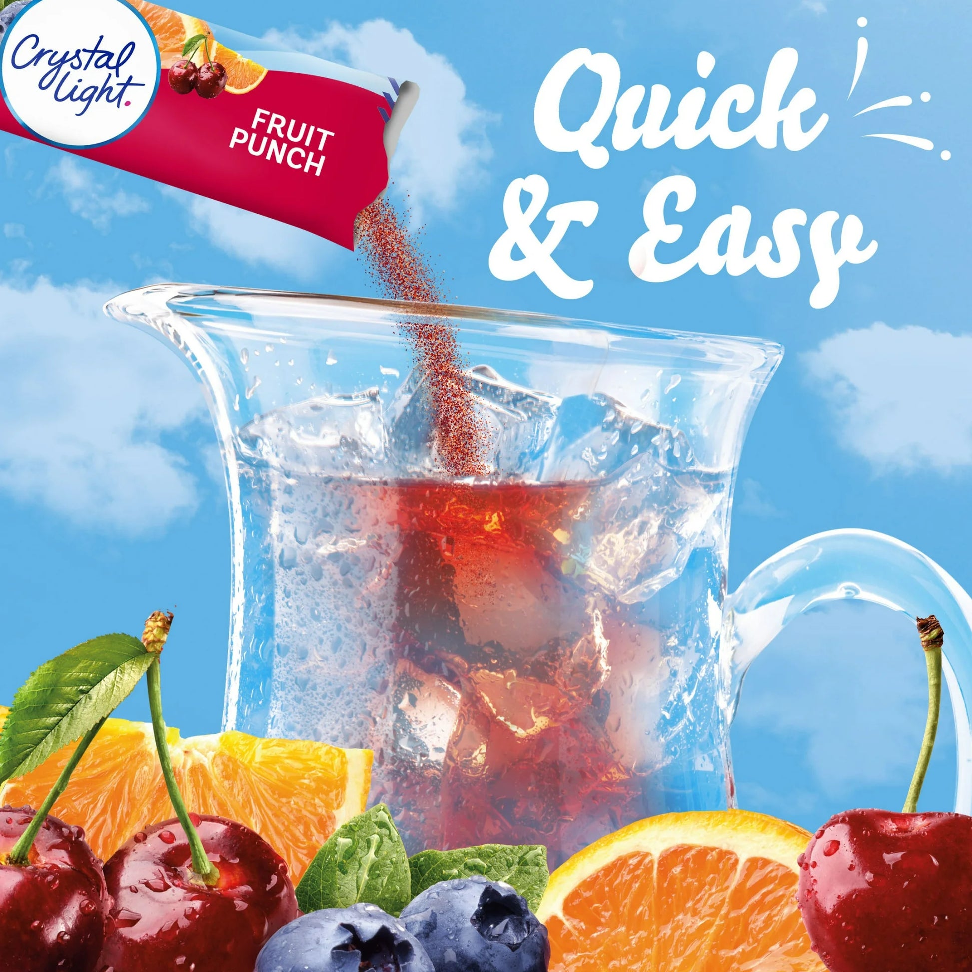 Crystal Light Fruit Punch Sugar Free Drink Mix