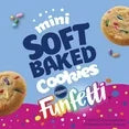 Pillsbury Mini Soft Baked Cookies, Funfetti, Snack Bags