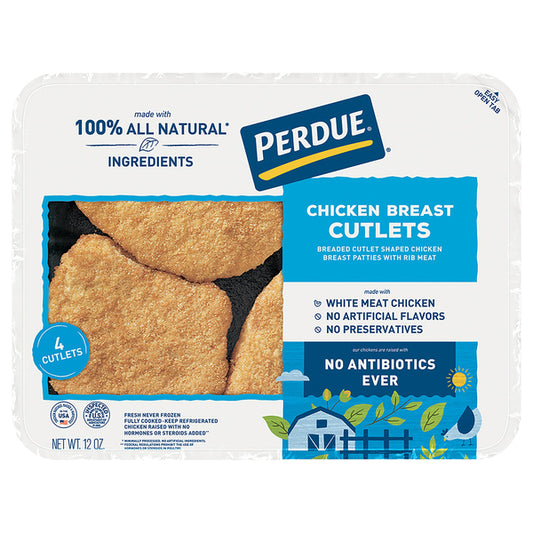 Perdue Chicken Breast Cutlet 3- Pack