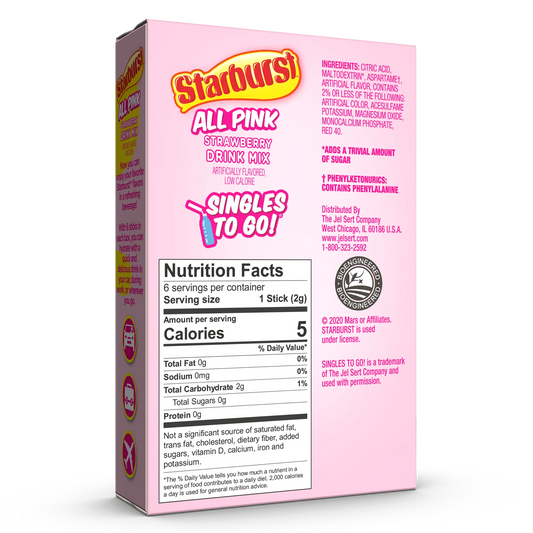 Starburst Zero Sugar Singles