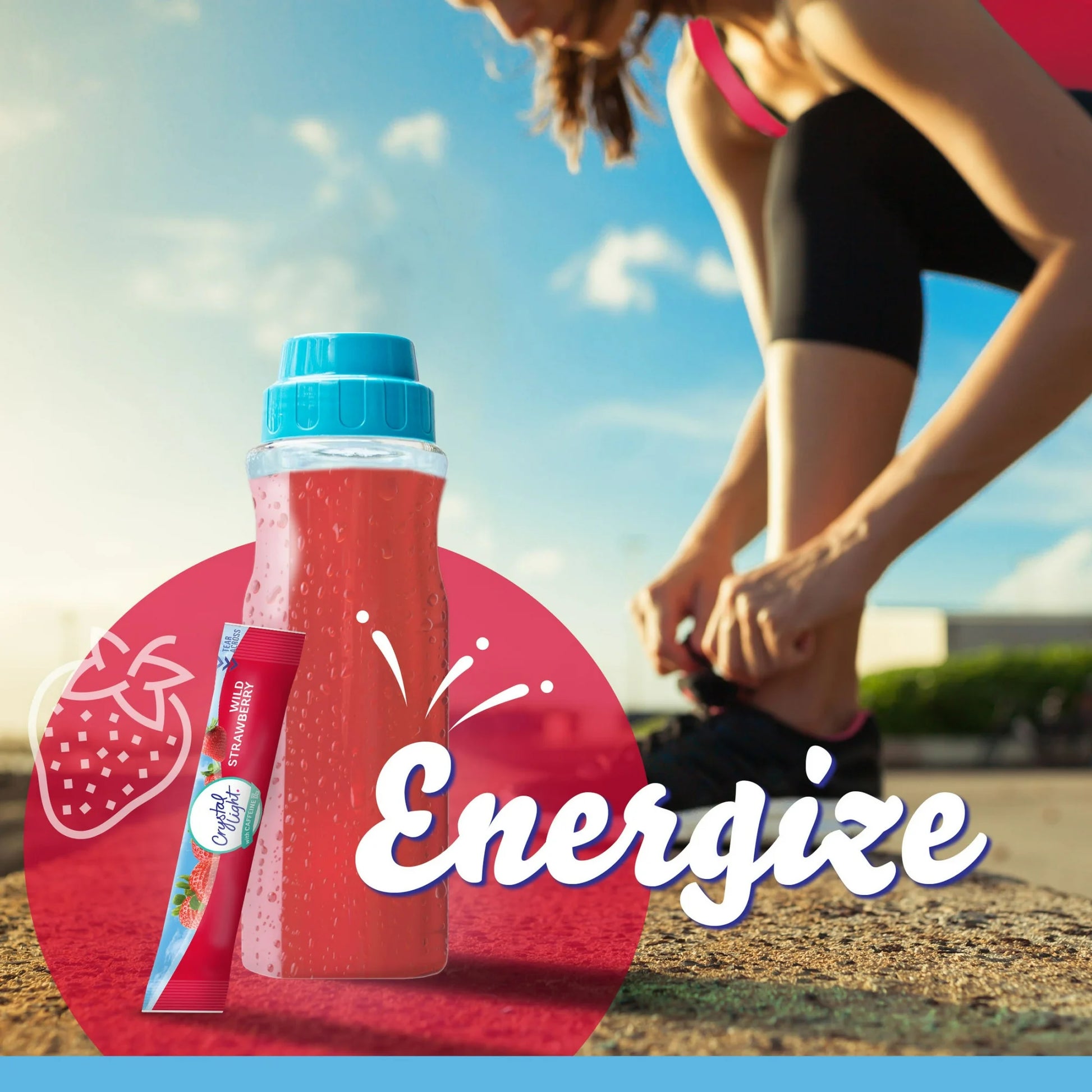 Crystal Light Wild Strawberry Sugar Free Drink Mix