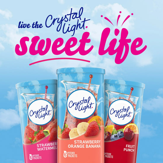 Crystal Light Strawberry Orange Banana
