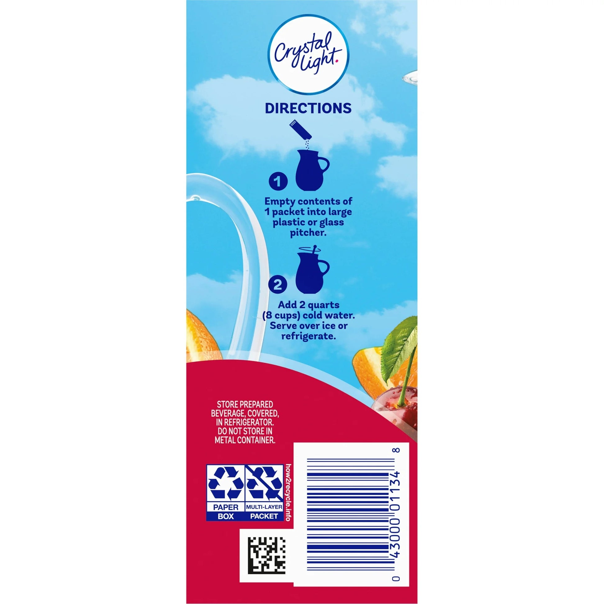 Crystal Light Fruit Punch Sugar Free Drink Mix