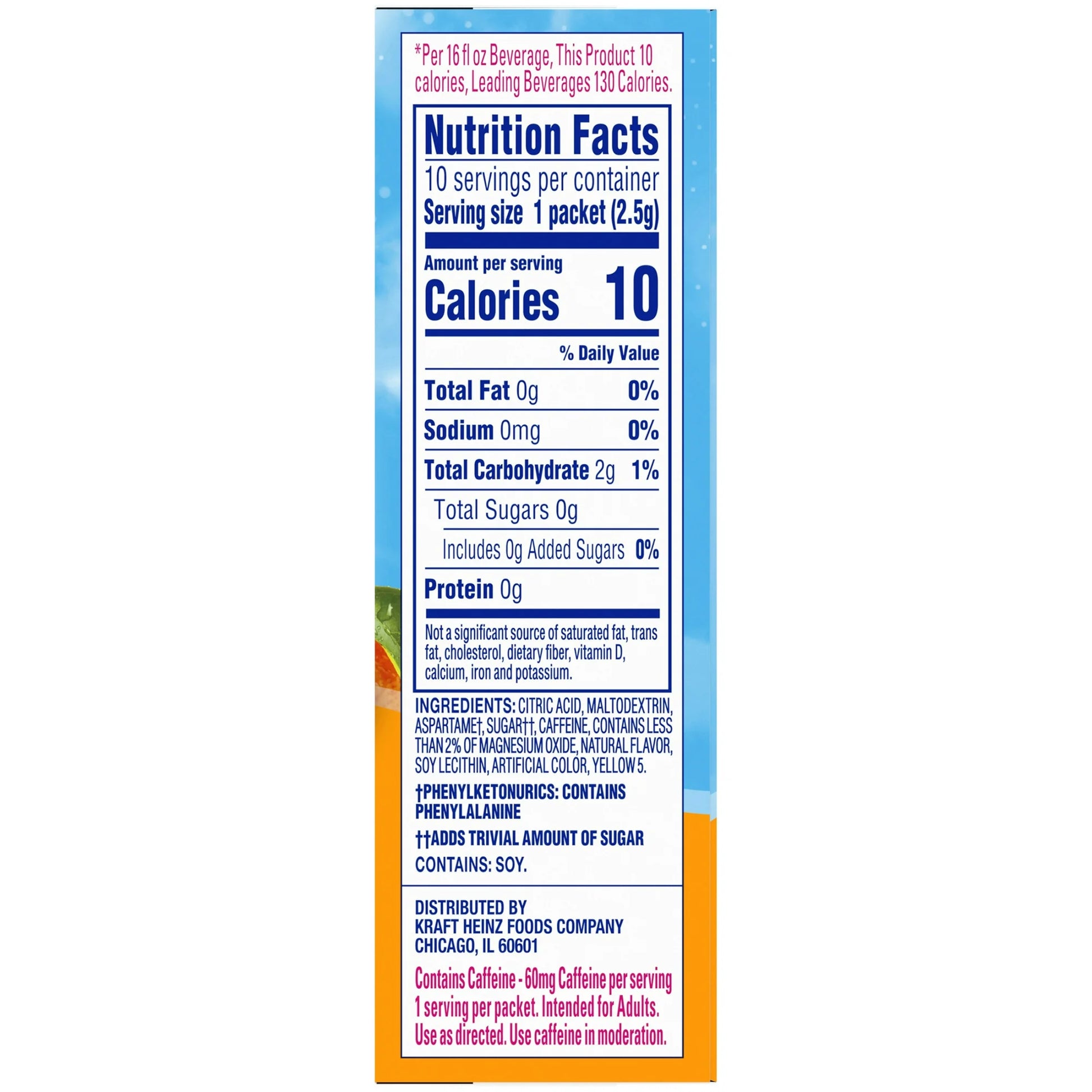 Crystal Light Citrus Sugar Free Drink Mix