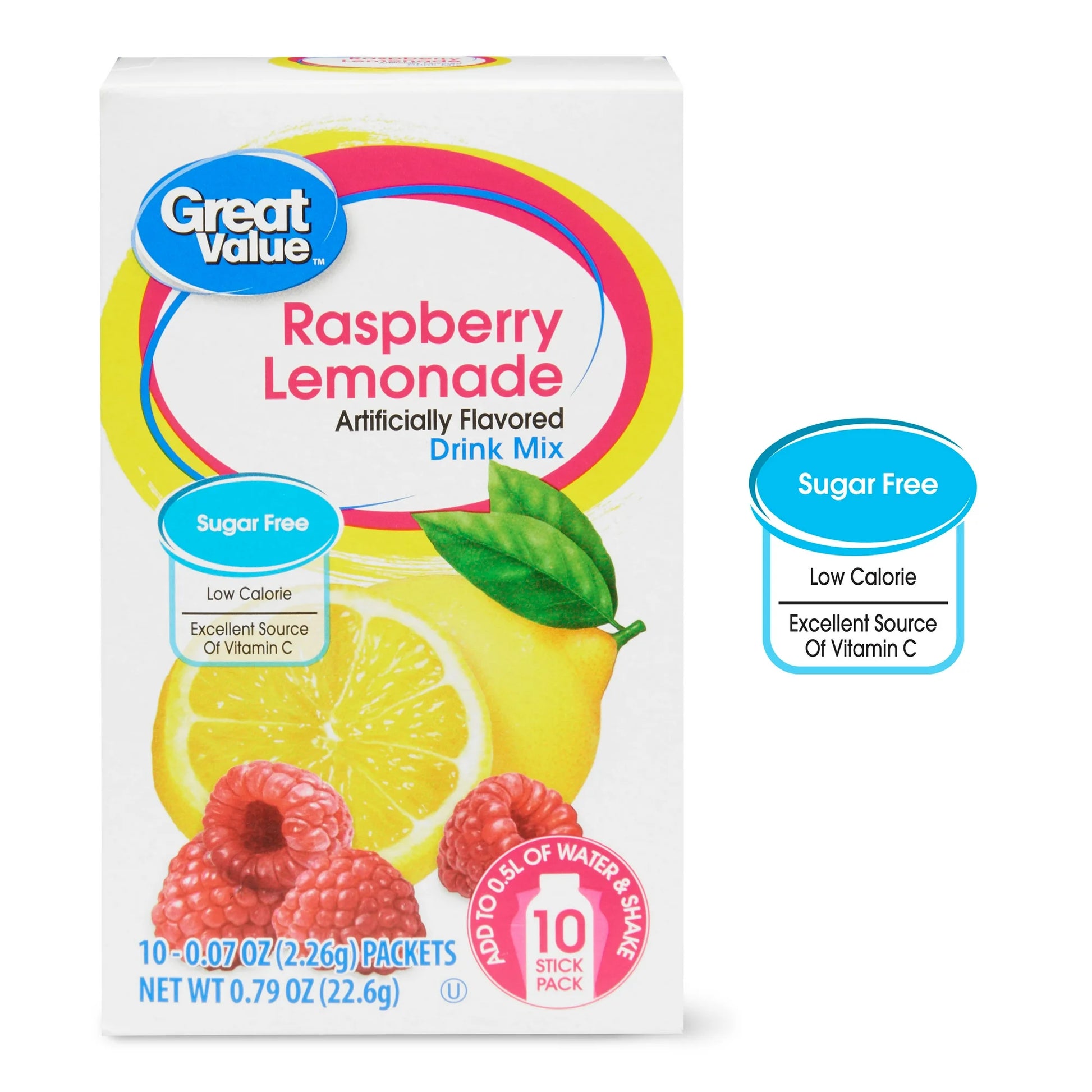 Great Value Sugar-Free Raspberry Lemonade