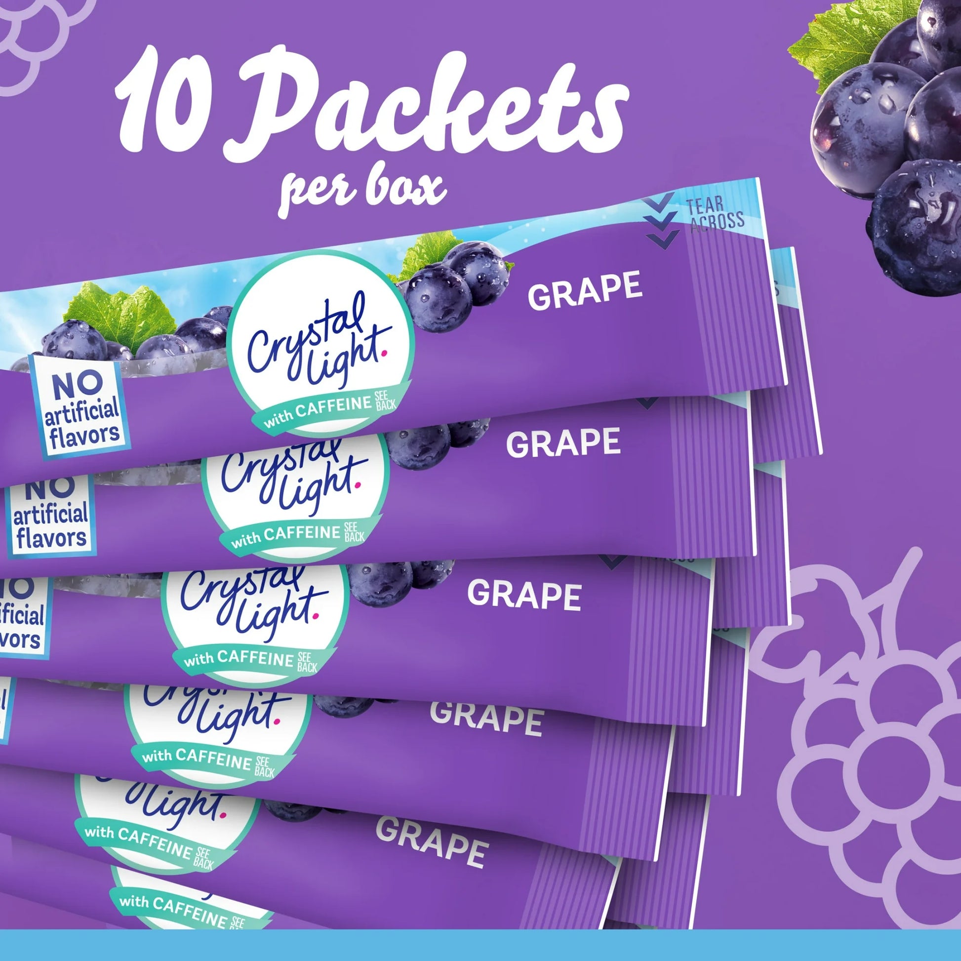 Crystal Light Grape Sugar Free Drink Mix Singles