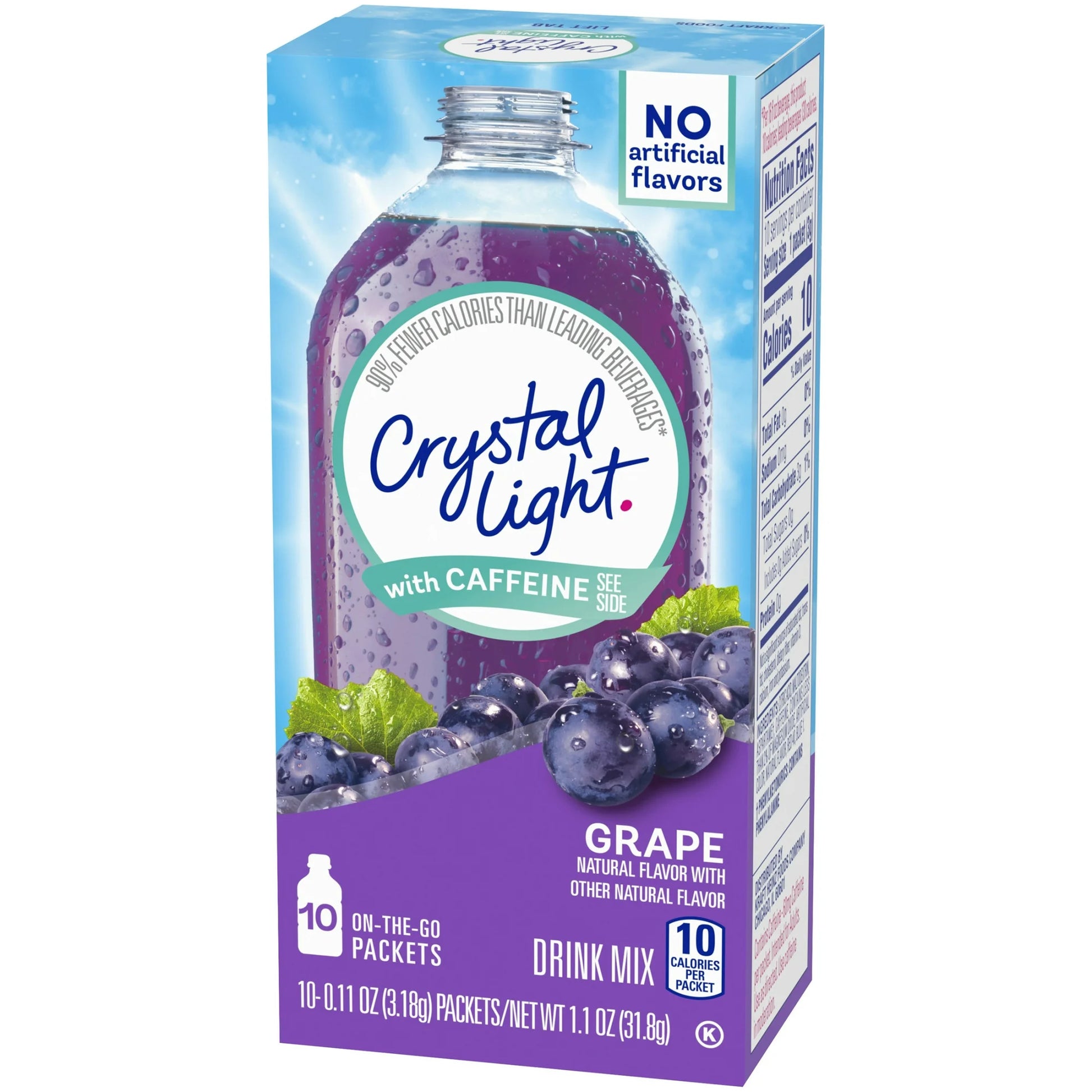 Crystal Light Grape Sugar Free Drink Mix Singles