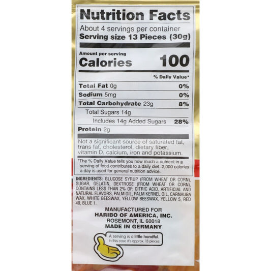 Haribo Gold Bears Gummi Candies