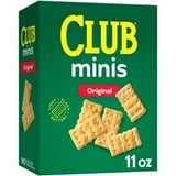 Club Minis Original Mini Crackers, Lunch Snacks, 11 oz