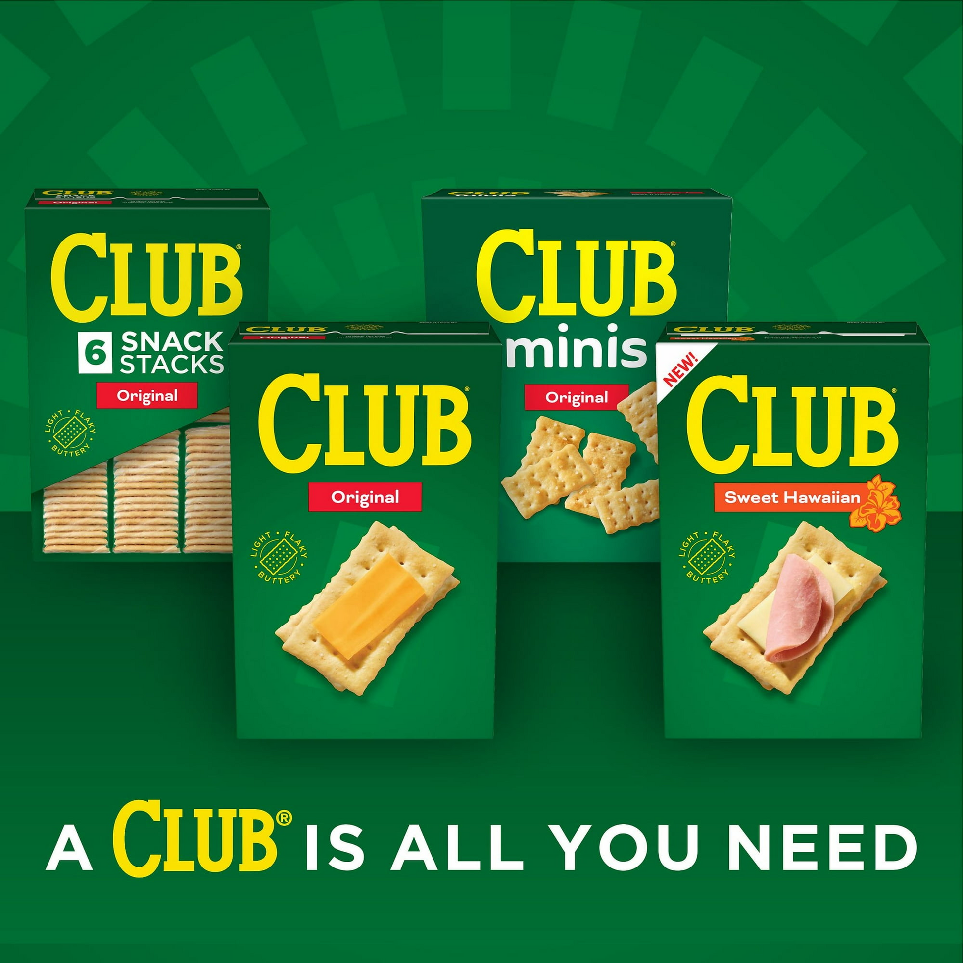 Club Minis Original Mini Crackers, Lunch Snacks, 11 oz