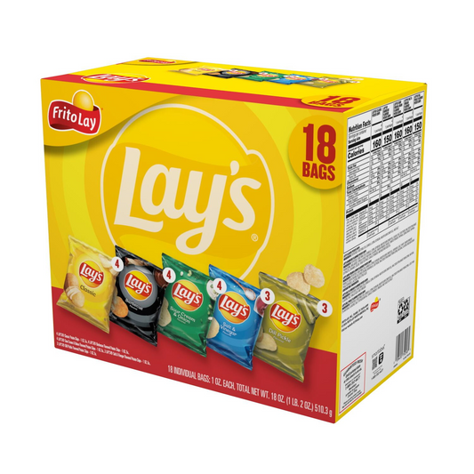 Lay's Snacks Mix Variety Pack, 1 oz, 18 Count