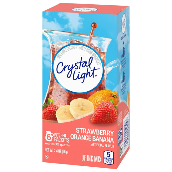 Crystal Light Strawberry Orange Banana