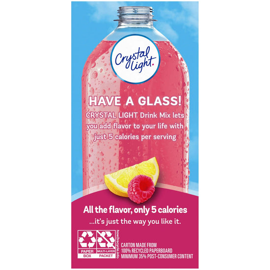 Crystal Light Raspberry Lemonade Sugar