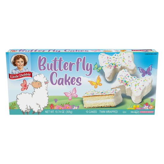 Little Debbie Butterfly Cakes Vanilla Snack Cakes