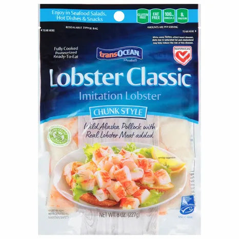 Trans-Ocean Imitation Lobster, Lobster Classic, Chunk Style